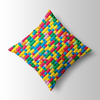 COLORFUL BLOCKS PAT. 3- Upholstery velour 