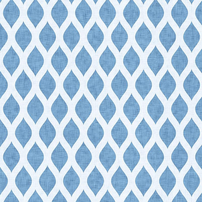 WHITE  CHAINS / ACID WASH - blue - Cotton woven fabric