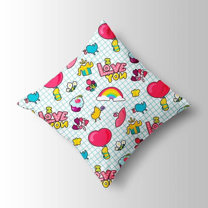 COLORFUL STICKERS PAT. 1 - single jersey