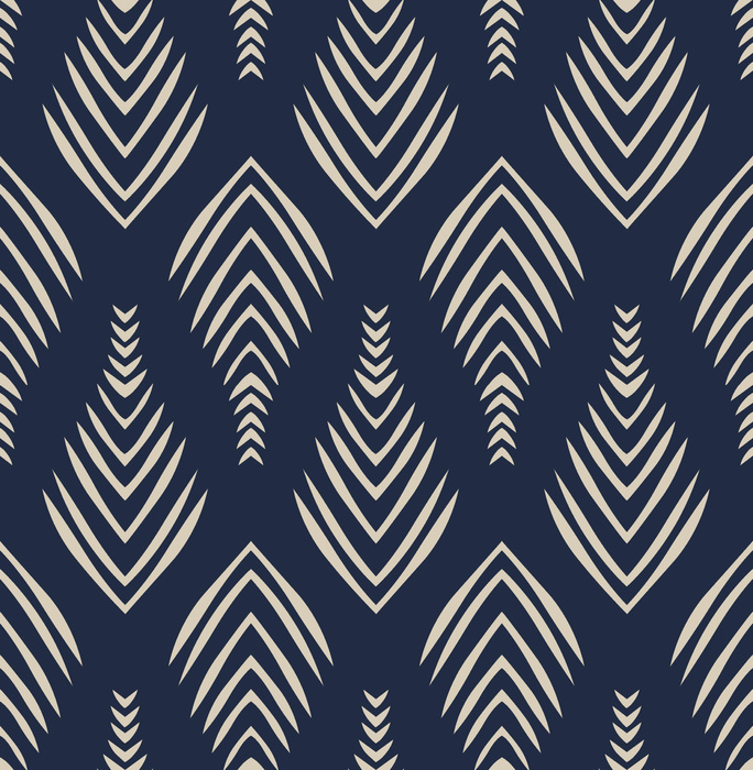 GEOMETRIC WZ. 7 - looped knit fabric with elastane ITY