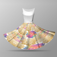 MANDALA pat. 3 - circle skirt panel