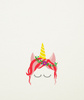 UNICORN / garland - panel looped knit 