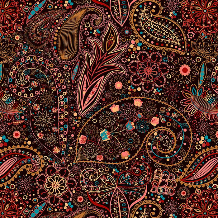 PROLAMOVANÉ KVĚTY - teplákovina počesaná s elastanem ITY