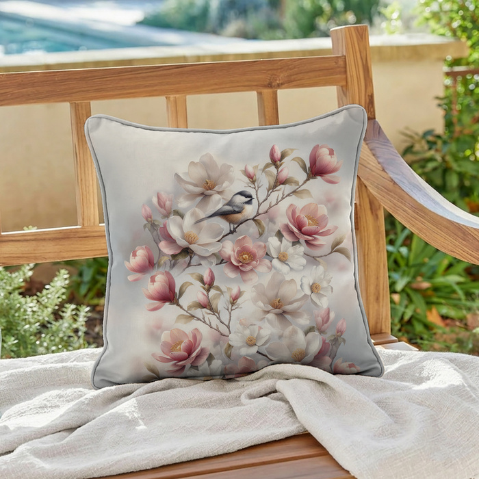 PASTEL BLOOM WZ. 2 - panel (75cm x 80cm) SINGLE JERSEY PANEL