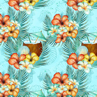 COCONUTS AND FLOWERS