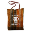 SHOPPER BAG - ICH SEHE, DASS IHR SPICKT! / AUTUMN STRIPES  / colorful (AUTUMN COLORS) - Waterproof woven fabric - sewing set