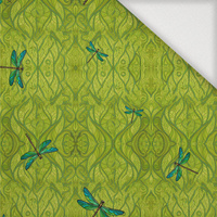 Stained Garden wz. 12 / BACKGROUND - Woven Fabric for tablecloths