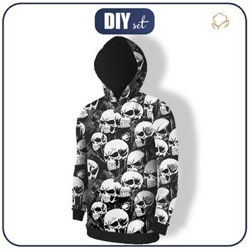 MĘSKA BLUZA Z KAPTUREM (COLORADO) - BAD SKULLS - zestaw do uszycia