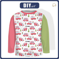 LONGSLEEVE - ROTE BUSSE M. 1 (STADT WELT) - Single Jersey (110/116)