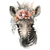 BABY ZEBRA - Paneel (60cm x 50cm) SINGLE JERSEY