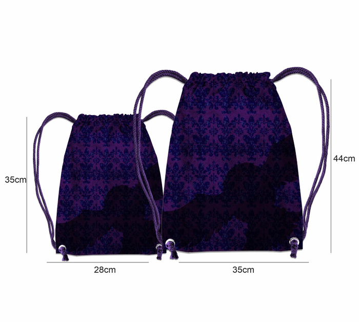 GYM BAG - OWL / MAGIC DAMASCO pat. 2 (MAGIC SCHOOL) - small