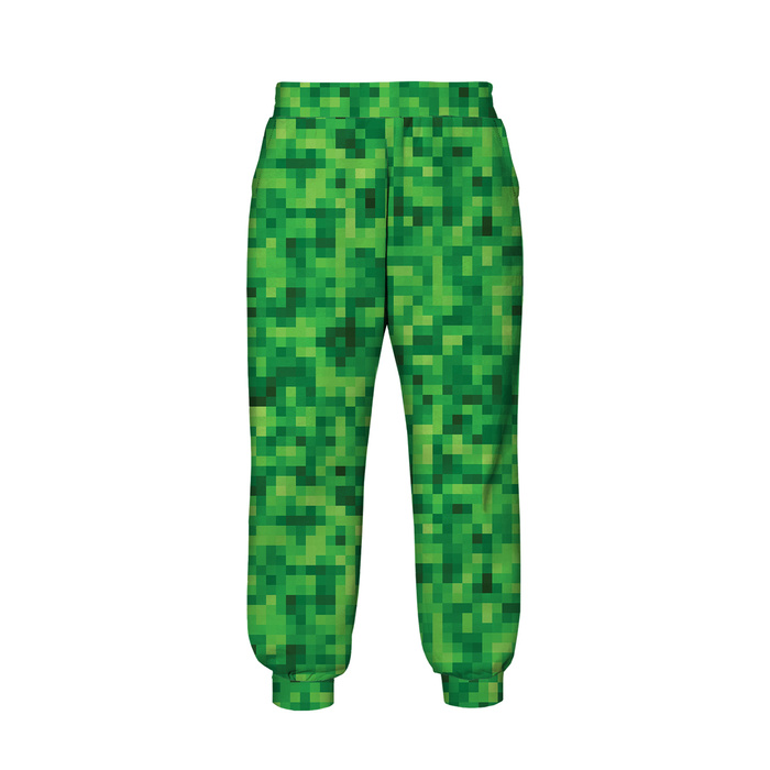 DĚTSKÉ JOGGERY (ROBIN) - PIXELY Vz. 2 (zelená) - Sada šití