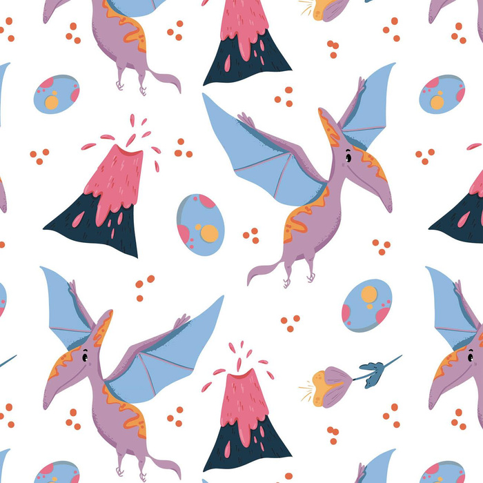 PTERODAKTYLUS / VULKAN - Baumwoll Webware