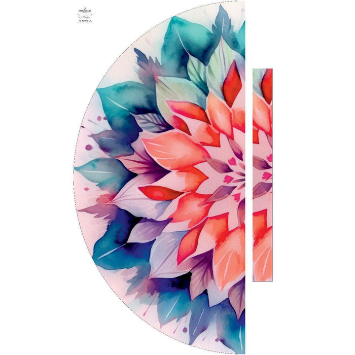 WATERCOLOR FLORAL m. 8 - Maxirock Panel