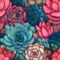 SUCCULENT PLANTS MS. 6 / pink lemonade