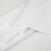 D-01 WHITE - Ribbed knit fabric