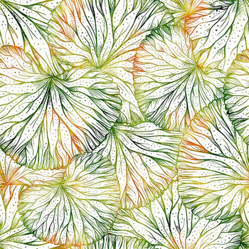 LILY PADS -Slub Weave