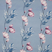WATERCOLOR BOUQUET Pat. 3 - single jersey with elastane