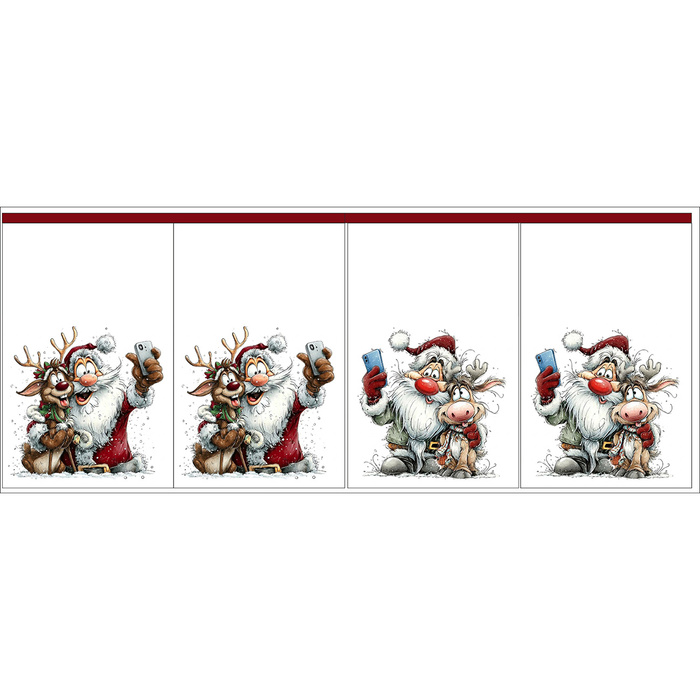 Geschenkbeutel - CHRISTMAS WZ. 7 - Nähset - groß