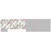 GYM BAG WITH POCKET - MEADOW / butterflies - sewing set