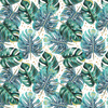 MONSTERA Ms. 4 / weiß - Baumwoll Webware