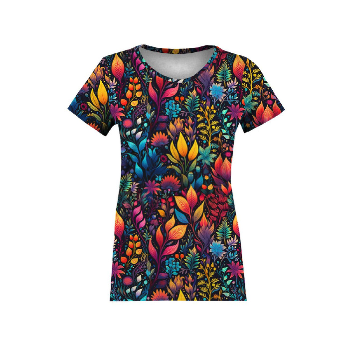 COLORFUL LEAVES wz. 2- single jersey z elastanem ITY