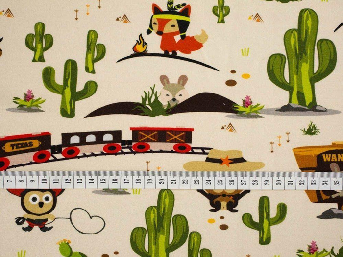 WILD WEST ANIMALS - looped knit 