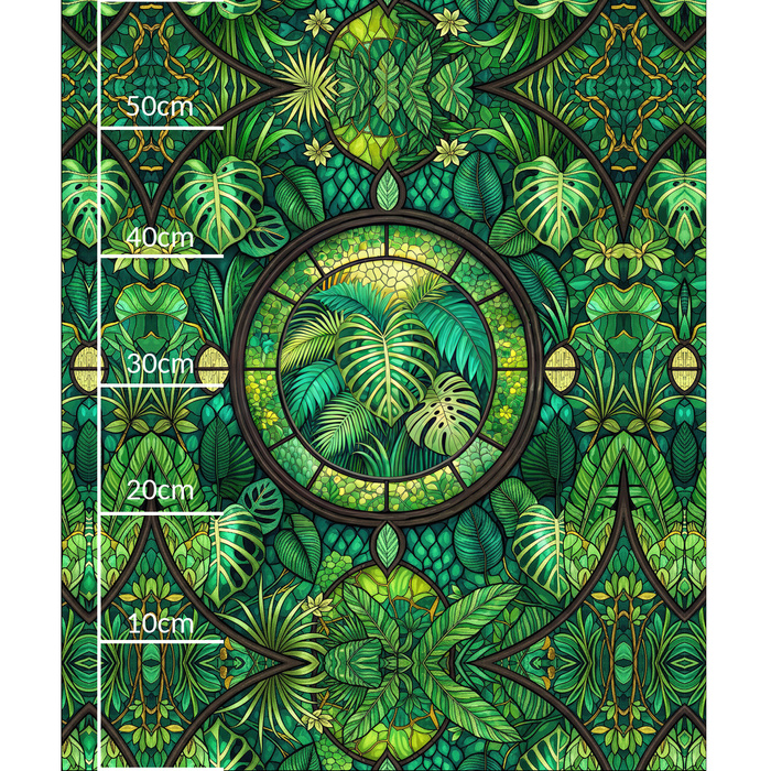 Stained Garden vz. 13 - PANEL (60cm x 50cm)