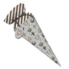First Grade Candy Cone - SLOTHS / butterflies (SLOTHS) / grey - small