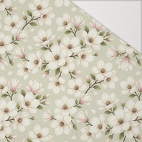 PASTEL FLOWERS WZ. 24 - Hydrophobic brushed knit