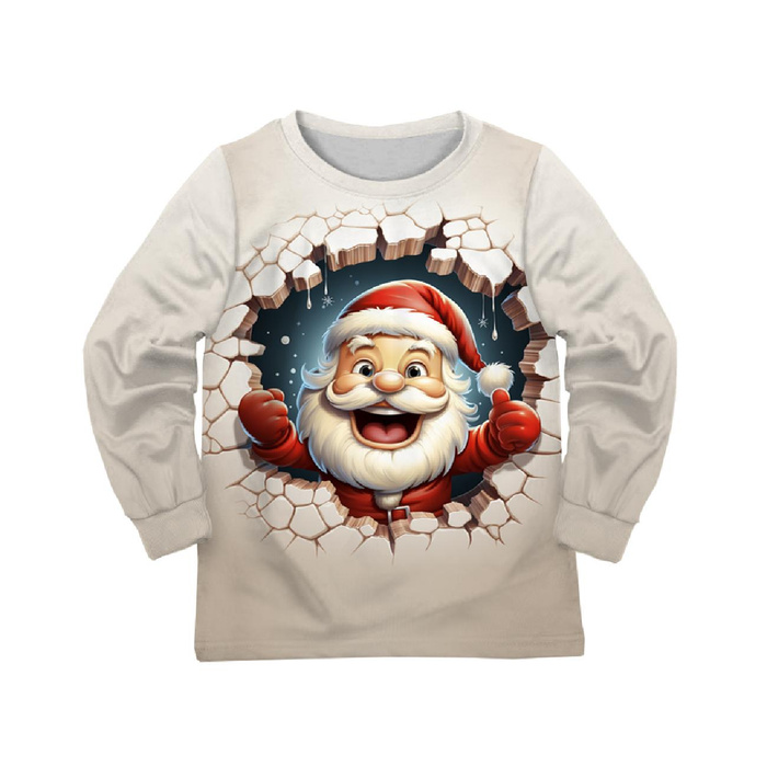 KINDERPYJAMAS "MIKI" - HAPPY SANTA - Nähset (122/128)