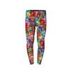 GIRLS THERMO LEGGINGS (DORA) - alcohol ink wz.17 RAINBOW - sewing set