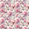 PASTEL FLOWERS WZ. 22 - Minky plyš