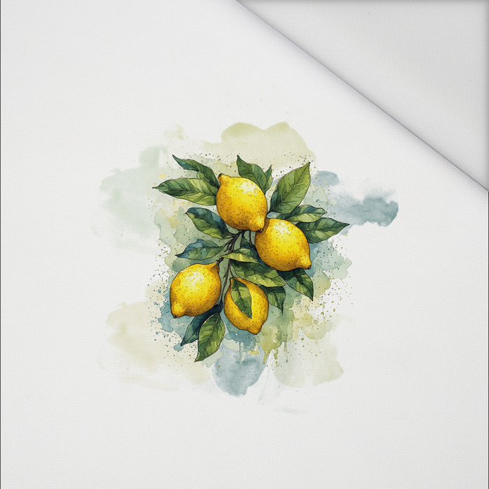 TUTTI FRUTTI LEMONS - panel (60cm x 50cm) Wasserabweisende Webware