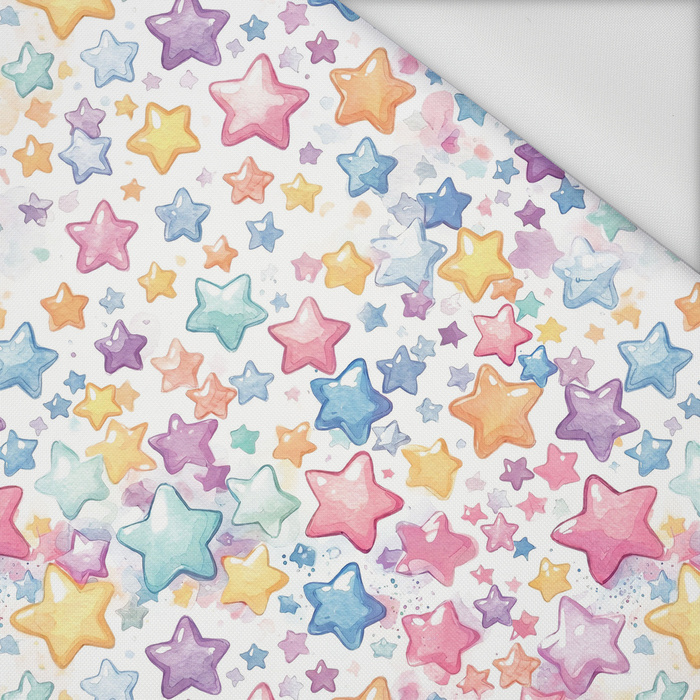 PASTEL STARS - tkanina wodoodporna