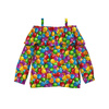 Carmenausschnitt Bluse (VIKI) - SWEETS WZ.3 - Nähset -110-116