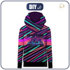 UNISEX HOODIE (HYDRA) - NEON GALAXY PAT.7 - sewing set (158/164)