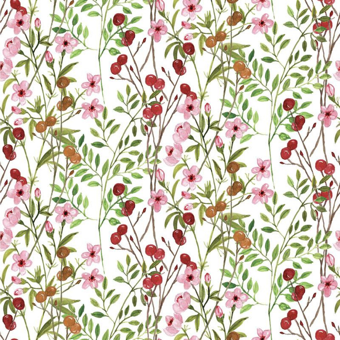 MEADOW PAT. 2 (IN THE MEADOW) - Cotton woven fabric
