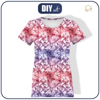 DÁMSKÉ TRIČKO - BATIKA vz. 1 / fialově růžový - single jersey