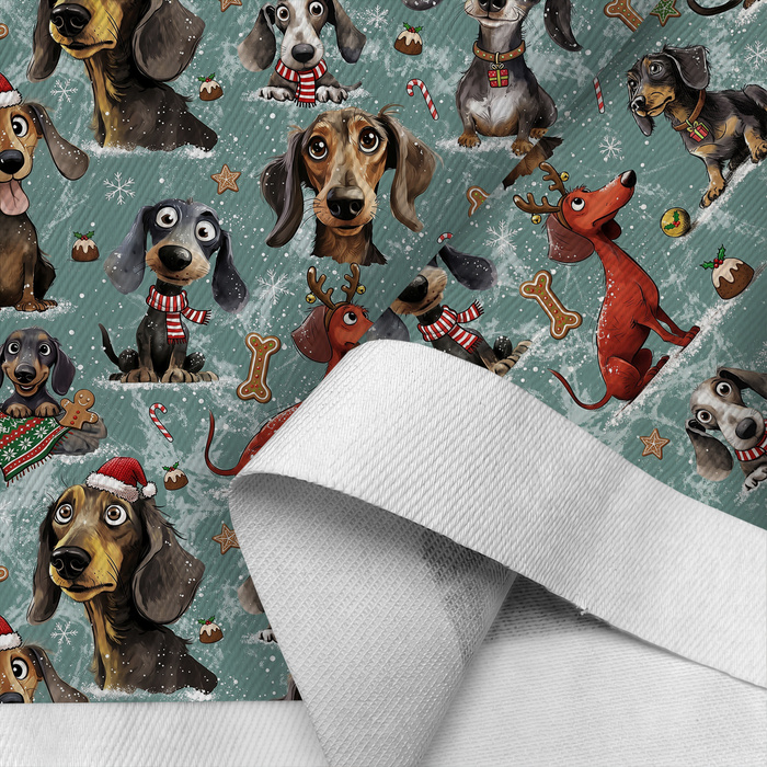 DOGS WZ. 3 / CHRISTMAS - Drelich bawełniany