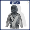 SCHWARZER NINJA HOODIE - Sommersweat (98/104)
