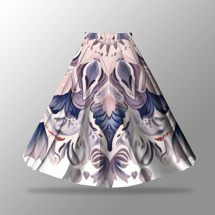 WATERCOLOR FLORAL WZ. 1 - panel kalhot "MAXI"