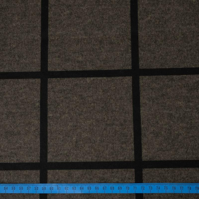 FLAMINGI W LIŚCIACH - dzianina punto