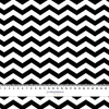 ZICKZACK / schwarz - Lycra 300g