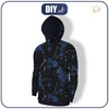 MĘSKA BLUZA Z KAPTUREM (COLORADO) - NAVY GRUNGE wz. 2 - zestaw do uszycia XXXL