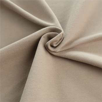 Prémiová teplákovina s jemnou smyčkou - BEIGE