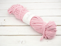 Strings cotton hank 8mm - MUTED PINK