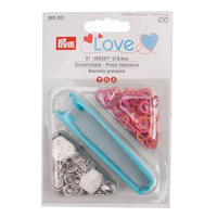 Průchodky pro jersey 8mm oranžové, fuchsie, červené - PRYM 390701