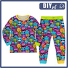 CHILDREN'S PAJAMAS " MIKI" - CRAZY MONSTERS PAT. 3 - sewing set