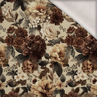 AUTUMN FLOWERS WZ. 29 - Wintersweat angeraut mit Elastan ITY